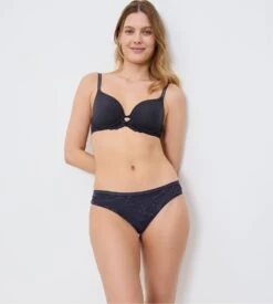 Triumph Slip Brésilien En Dentelle Gris/bleu Amourette Charm Ink Gray -Lingerie Sipp Boutique amourette charm slip bresilien ink gray 5