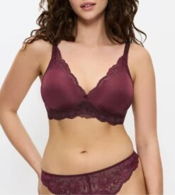 Triumph Soutien Gorge Sans Armatures Amourette Charm Deep Burgundy