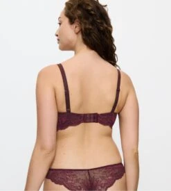 Triumph Soutien Gorge Sans Armatures Amourette Charm Deep Burgundy -Lingerie Sipp Boutique amourette charm t p sg sans armature 00eg deep burgundy 3