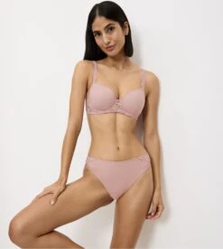 Triumph Soutien Gorge Corbeille Mousse 3D Amourette Mauve Rose -Lingerie Sipp Boutique amourette wp corbeille mousse 3d 1347 mauve rose 2