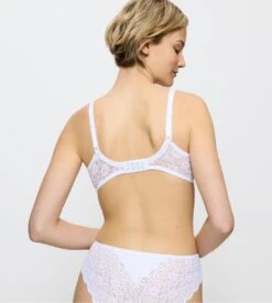 Triumph Soutien Gorge Corbeille Amourette Blanc -Lingerie Sipp Boutique amourette wp corbeille mousse 3d blanc 3