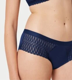 Triumph Culotte Haute Aura Spotlight Deep Water 3 Triumph Culotte Haute Aura Spotlight Deep Water -Lingerie Sipp Boutique aura spotlight t maxi 6722 deep water bleu 3