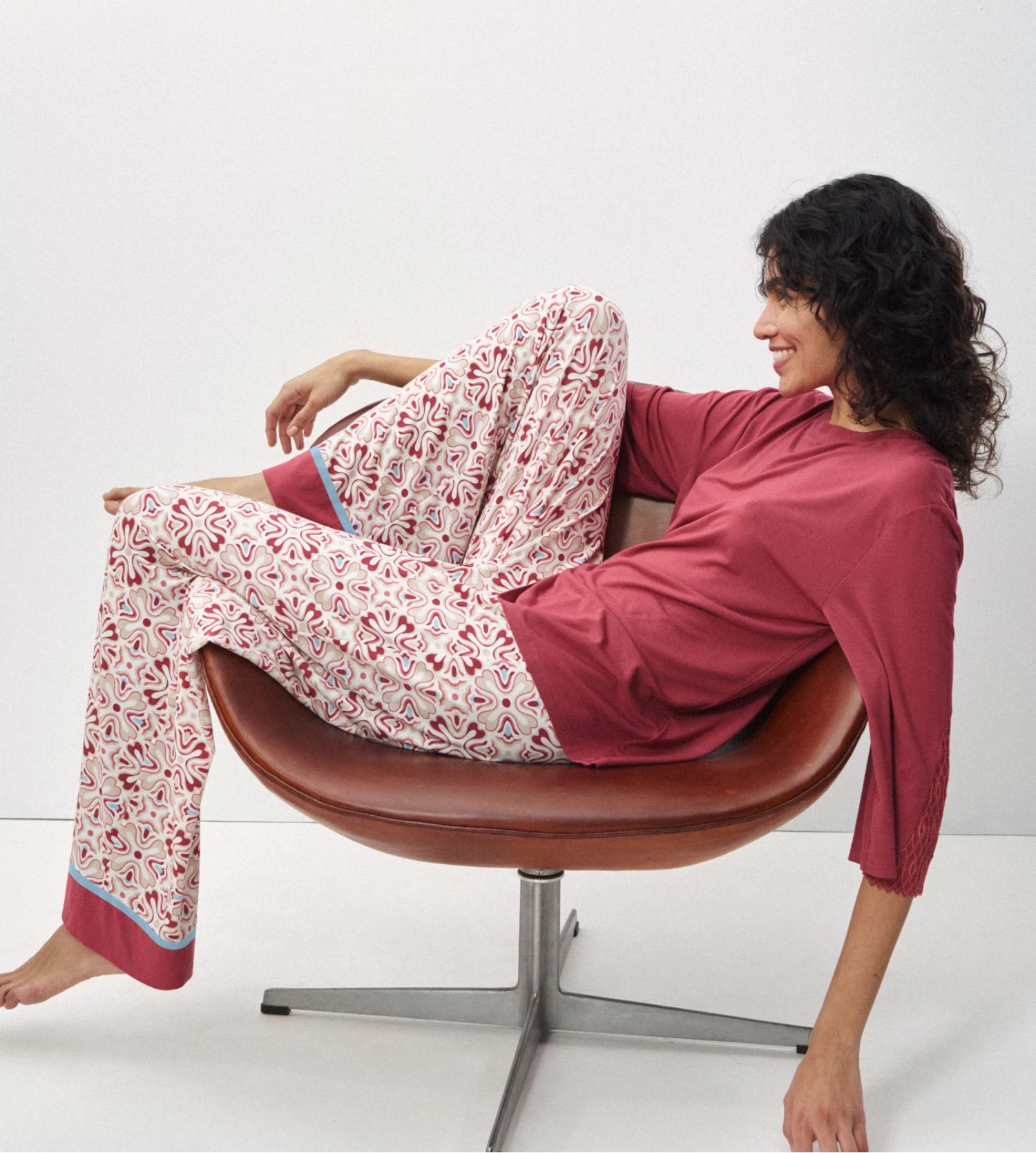 Pantalon Aura Spotlight Blue Combination Triumph Pantalon Aura Spotlight Blue Combination -Lingerie Sipp Boutique aura spotlight trousers pantalon 0032 blue combination bleu 1