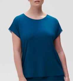Simone Perele T-shirt à Manches Courtes Aurore Bleu Poseidon