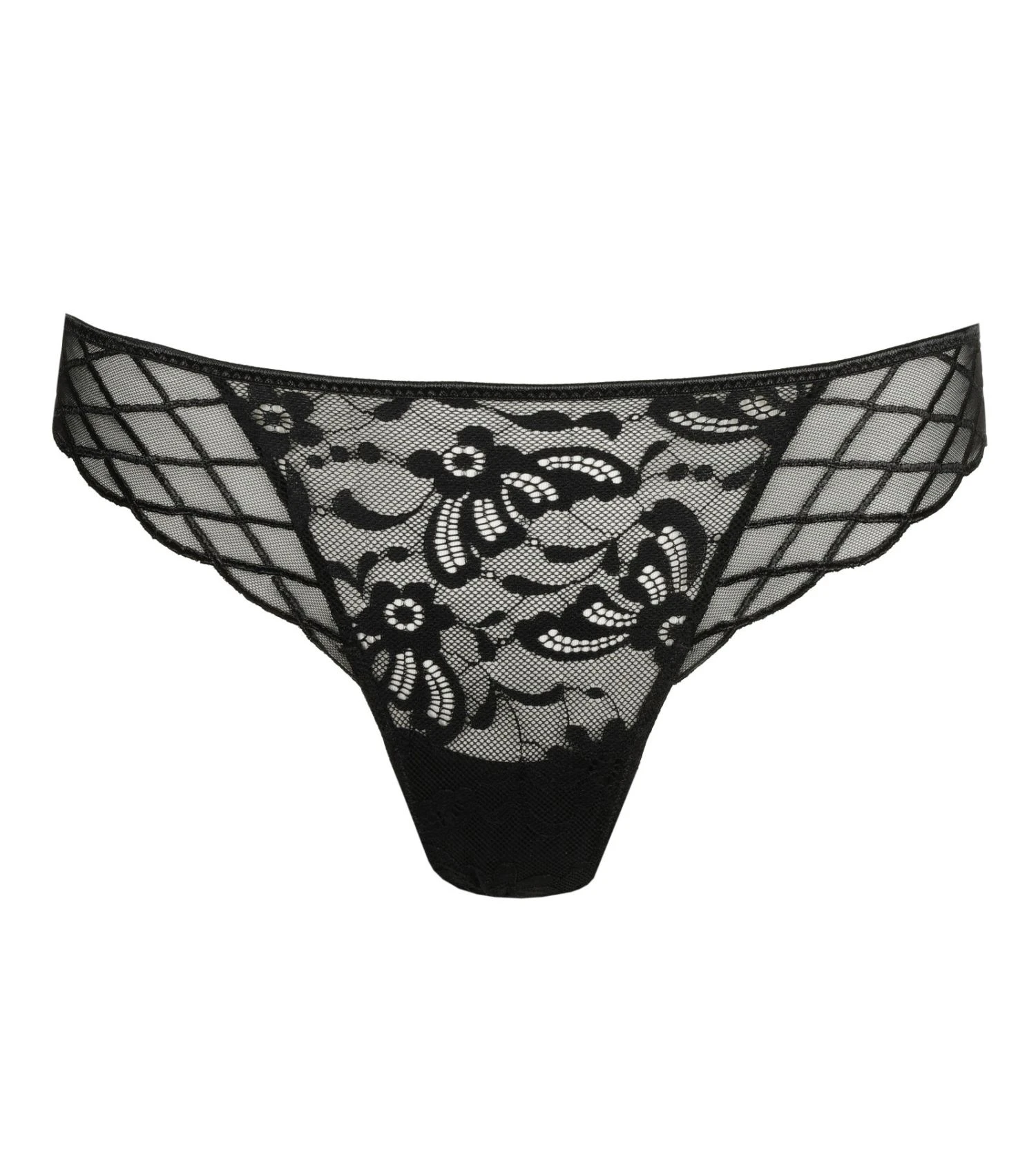 Slip brésilien Aven Noir MARIE JO Slip Brésilien Aven Noir -Lingerie Sipp Boutique aven bresil noir 1