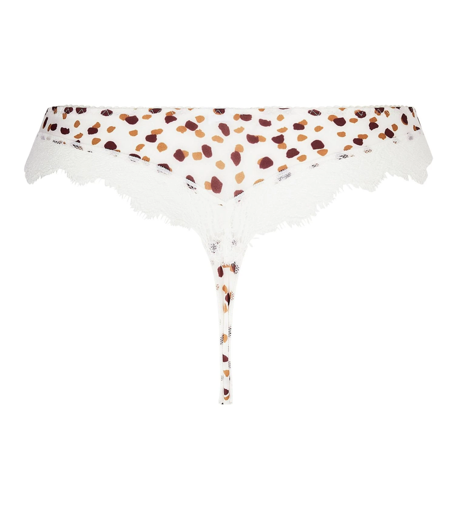 Tanga à pois et dentelle Belle à craquer Pépites de Chocolat Tanga à Pois Et Dentelle Belle à Craquer Pépites De Chocolat -Lingerie Sipp Boutique belle a craquer tanga pepites de chocolat 4