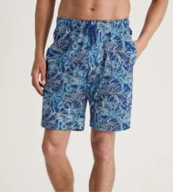 Calida Short De Nuit Bleu Homme RMX Sleep Time Off