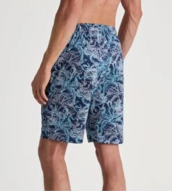 Calida Short De Nuit Bleu Homme RMX Sleep Time Off -Lingerie Sipp Boutique bermuda nuit homme 630 bleu 3