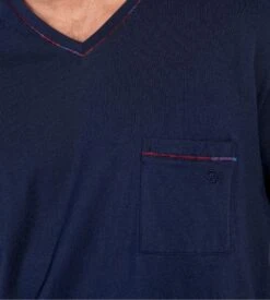 Ensemble De Pyjama Court Pour Homme Imprimé Bouquet Bordeaux -Lingerie Sipp Boutique bouquet pyjama court coton homme 3