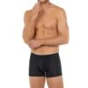 Hom Boxer Avec Ouverture Tencel Soft Black