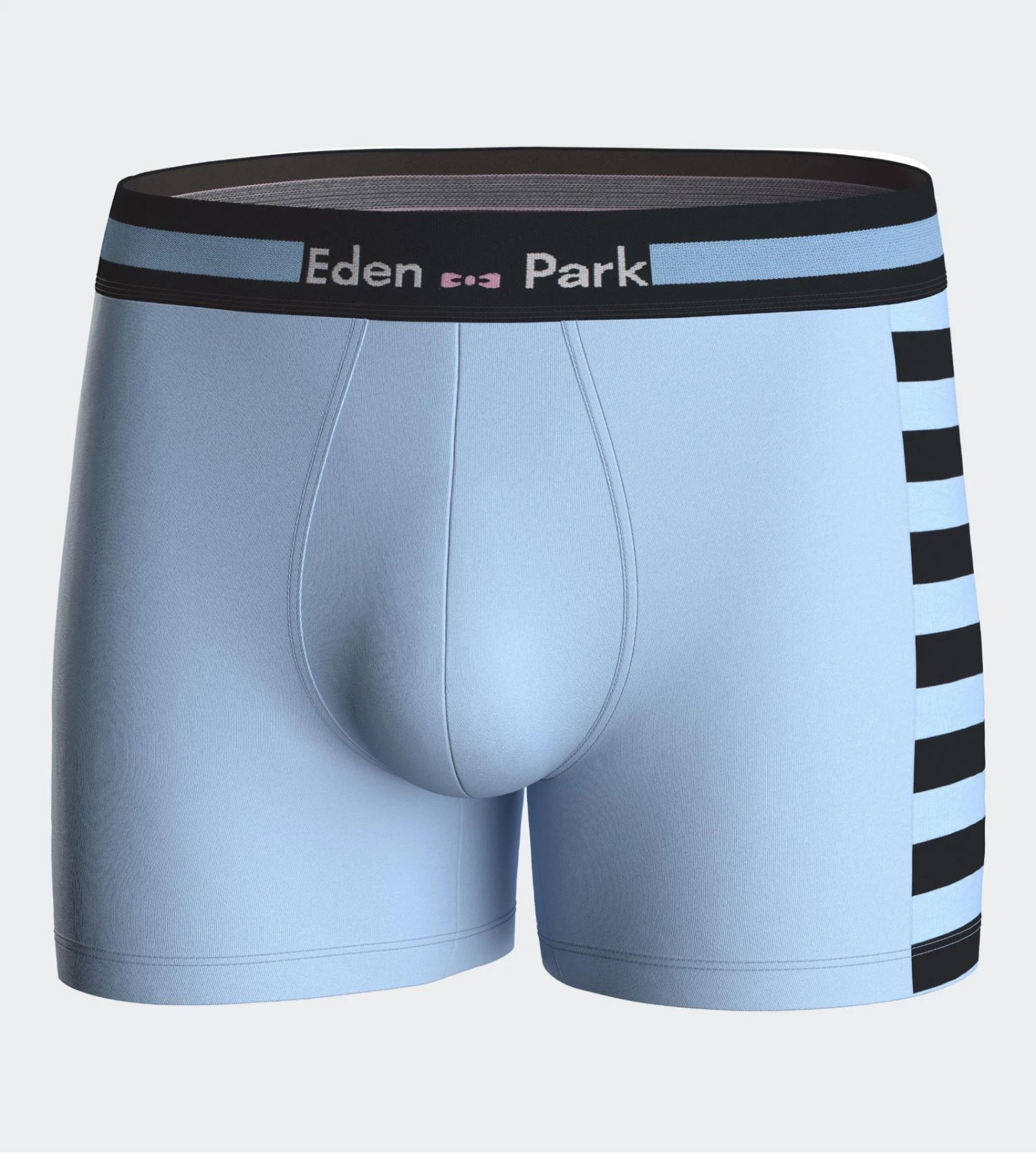 Boxer en coton pour homme bleu ciel avec rayures noires sur le côté Eden Park Boxer En Coton Pour Homme Bleu Ciel Avec Rayures Noires Sur Le Côté -Lingerie Sipp Boutique boxer bleu ciel muscaris