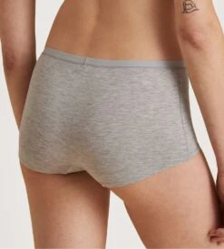 Calida Shorty Coton Supima Natural Comfort Grey Melange -Lingerie Sipp Boutique boxer femme remplace 25124 943 grey melange 2