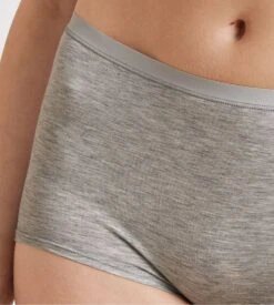 Calida Shorty Coton Supima Natural Comfort Grey Melange -Lingerie Sipp Boutique boxer femme remplace 25124 943 grey melange 4