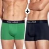 Eden Park Lot De 2 Boxers Homme Pelouse Marine