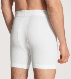 Calida Boxer Long Homme Classic Cotton 1:1 BLANC 01 -Lingerie Sipp Boutique boxer long homme classic cotton 1 1 blanc 01 1