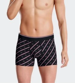 Eden Park Lot De 2 Boxers Uni + Imprimé Noeuds Papillon Rose -Lingerie Sipp Boutique boxer lot de 2 rose 6