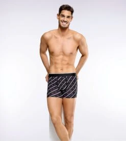 Eden Park Lot De 2 Boxers Uni + Imprimé Noeuds Papillon Rose -Lingerie Sipp Boutique boxer lot de 2 rose 7