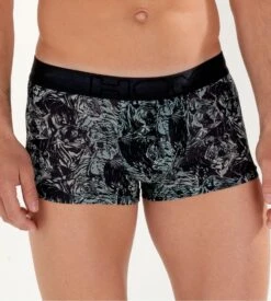 Hom Boxer Tigers Imprimé Noir/Gris 4 Hom Boxer Tigers Imprimé Noir/Gris -Lingerie Sipp Boutique boxer tigers imprime noir et gris 4