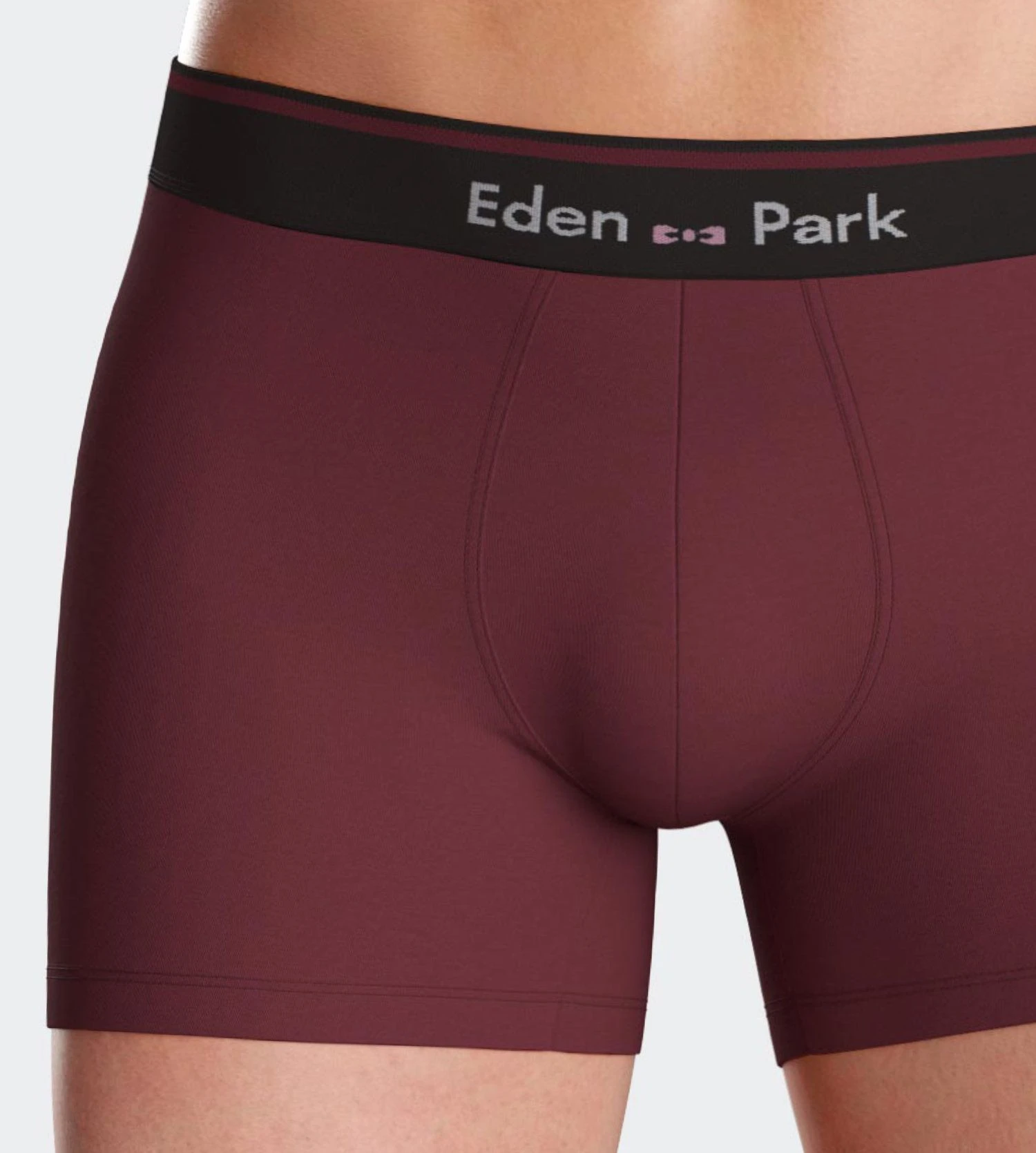 Boxer uni en coton bordeaux avec ceinture noire Eden Park Boxer Uni En Coton Bordeaux Avec Ceinture Noire -Lingerie Sipp Boutique boxer uni coton bleu bordeaux 1