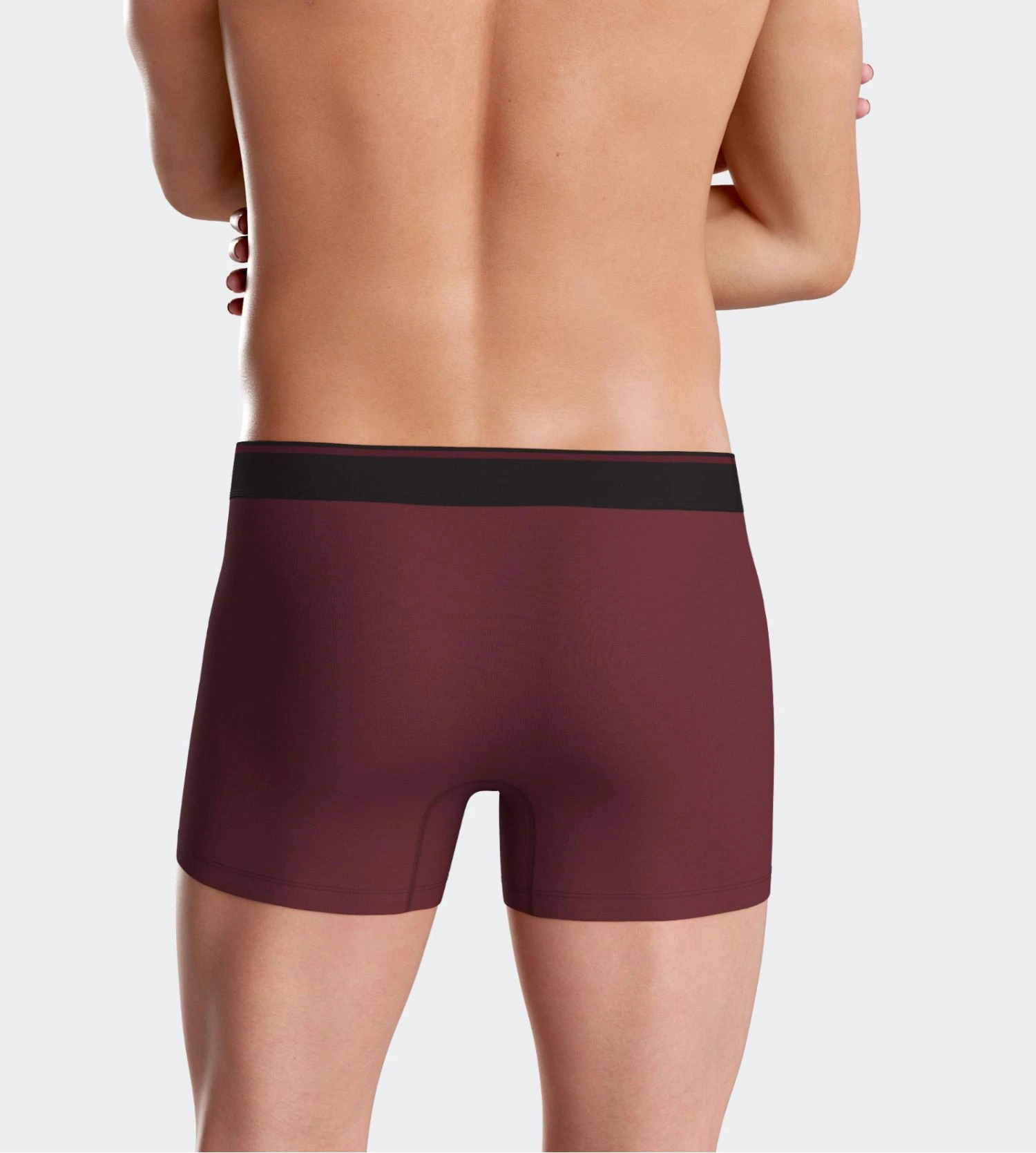 Boxer uni en coton bordeaux avec ceinture noire Eden Park Boxer Uni En Coton Bordeaux Avec Ceinture Noire -Lingerie Sipp Boutique boxer uni coton bleu bordeaux 2