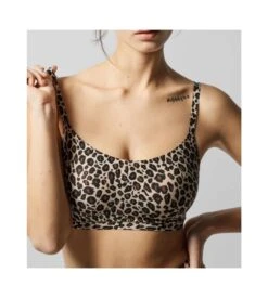 Chantelle Brassière à Coques Softstretch Leopard Nude