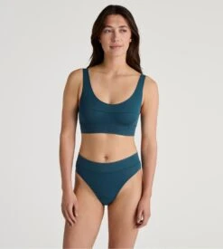 Calida Brassière Bustier Elastic Deep Dive Petrol -Lingerie Sipp Boutique brassiere ceint confort 497 deep dive petrol 3