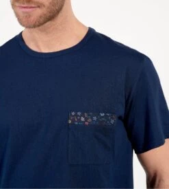Pyjama Court Bleu Marine Homme Aux Motifs à Fleurs Broceliande 2 Pyjama Court Bleu Marine Homme Aux Motifs à Fleurs Broceliande -Lingerie Sipp Boutique broceliande pyj u court i0ra navy print 2