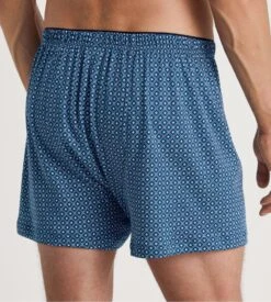 Calida Caleçon Flottant Boutonné Cotton Choice Pottery Blue -Lingerie Sipp Boutique calecon h flottant court boutonne 435 pottery blue bleu 3