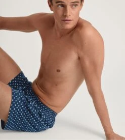 Calida Boxer Short Boutonné COTTON CHOICE Storm Blue -Lingerie Sipp Boutique calecon h flottantavec empiecement 528 storm blue 5