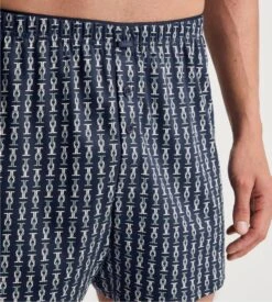 Calida Calecon Flottant Selected Cotton Blue Lily -Lingerie Sipp Boutique calecon homme flottant boutonne 522 blue lily 2