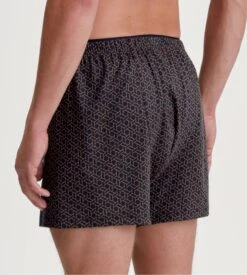 Calida Caleçon Flottant Boutonné Avec Taille élastique Cotton Choice Dark Sapphire -Lingerie Sipp Boutique calecon homme flottant dark sapphire 3