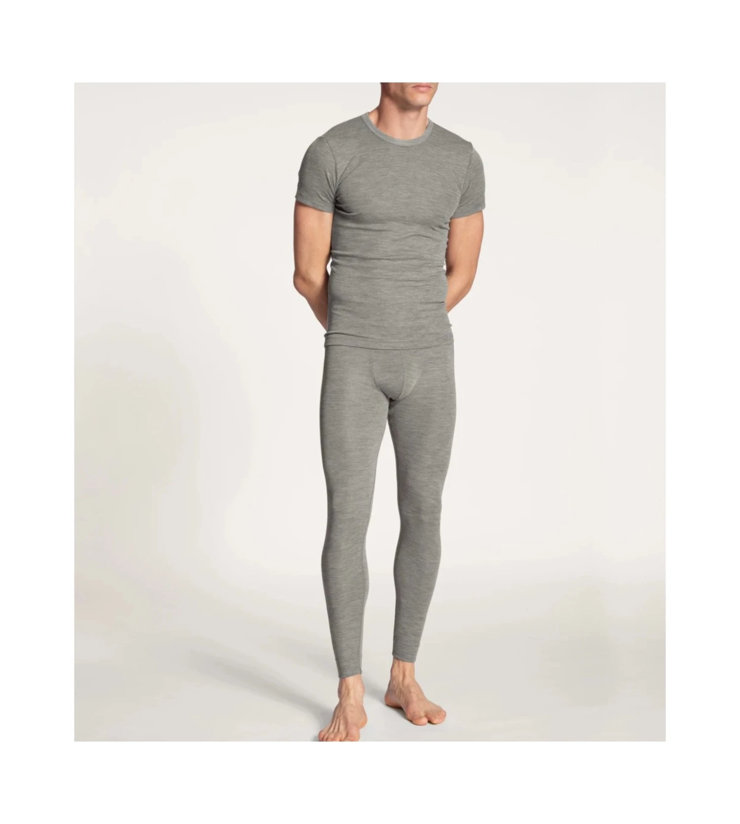 Caleçon Long Homme Laine et Soie GRIS Calida Caleçon Long Homme Laine Et Soie GRIS -Lingerie Sipp Boutique calecon long homme laine et soie gris 3