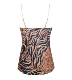 Caraco Imprimé Bretelles Fines CUIVRE DISCO -Lingerie Sipp Boutique caraco imprime bretelles fines 10255 cuivre disco 2