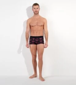 Hom Boxer Court Imprimé Art Déco Bordeaux, Or Et Noir Carlyle -Lingerie Sipp Boutique carlyle boxer p0zq bordeaux print p0zq bordeaux print 4