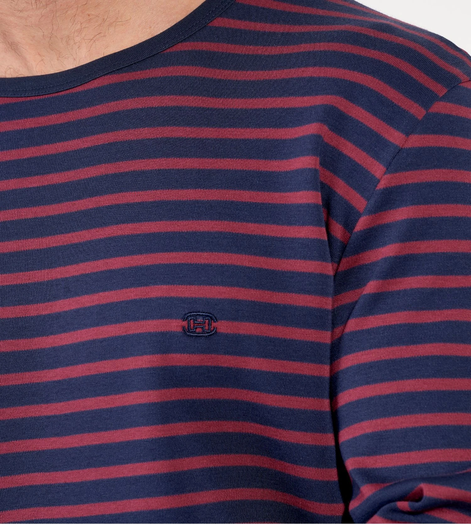 Pyjama long à rayures bordeaux/bleu pour homme Carson Pyjama Long à Rayures Bordeaux/bleu Pour Homme Carson -Lingerie Sipp Boutique carson pyjama rayures homme 2