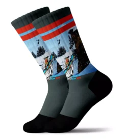 PULLIN Chaussettes Imprimées Homme LONGGENEP