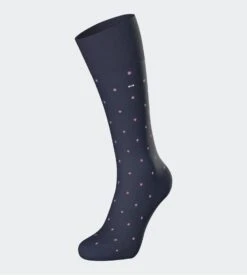 Eden Park Lot De 2 Chaussettes Homme En Coton Bleu Marine Uni + Imprimé à Pois -Lingerie Sipp Boutique chaussettes coton lot de 2 marine 2