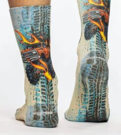 Chaussettes Homme Monster Truck 2 Chaussettes Homme Monster Truck -Lingerie Sipp Boutique chaussettes homme monster truck imprime multicolore 2