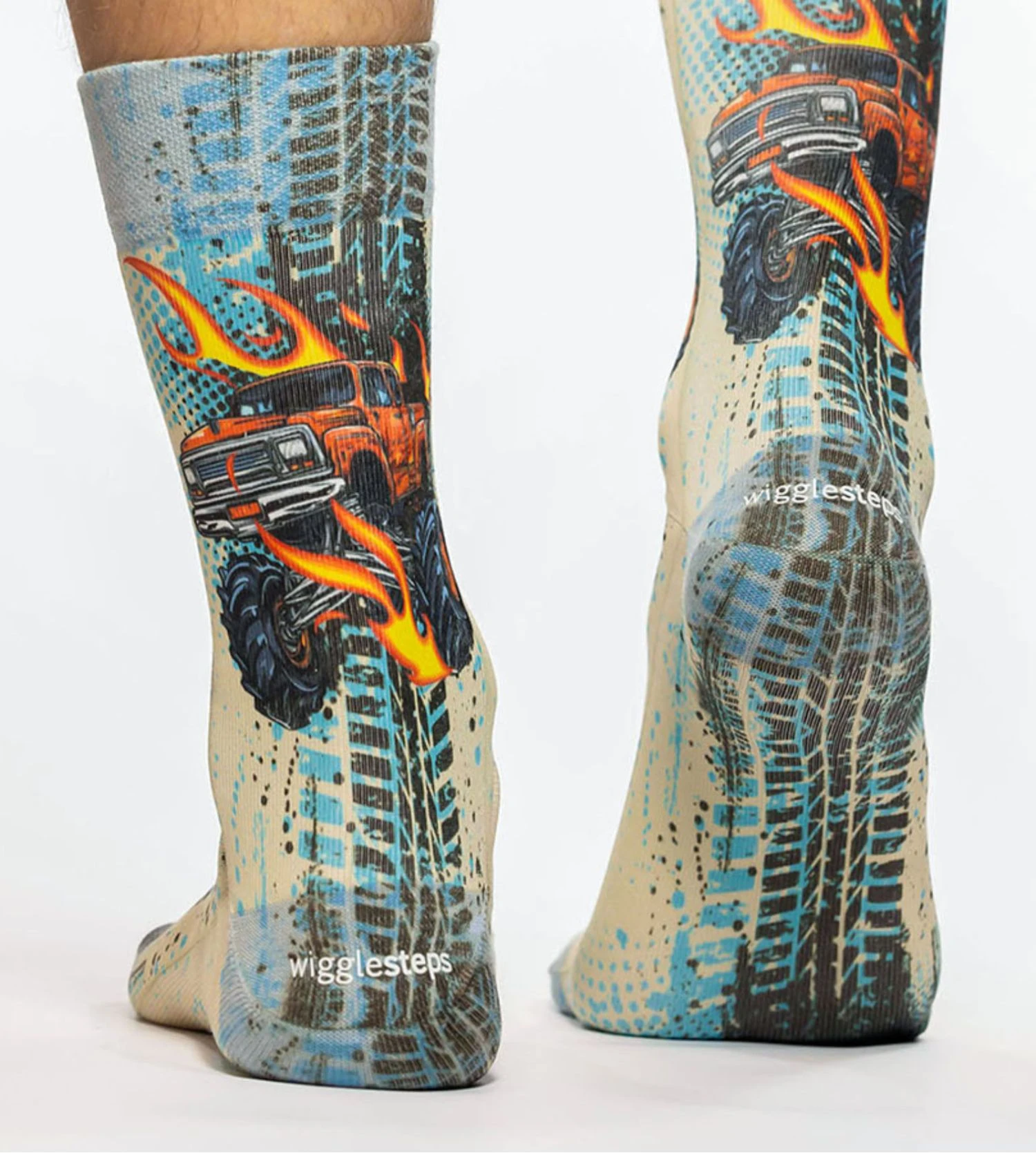 Chaussettes homme Monster Truck Chaussettes Homme Monster Truck -Lingerie Sipp Boutique chaussettes homme monster truck imprime multicolore 2