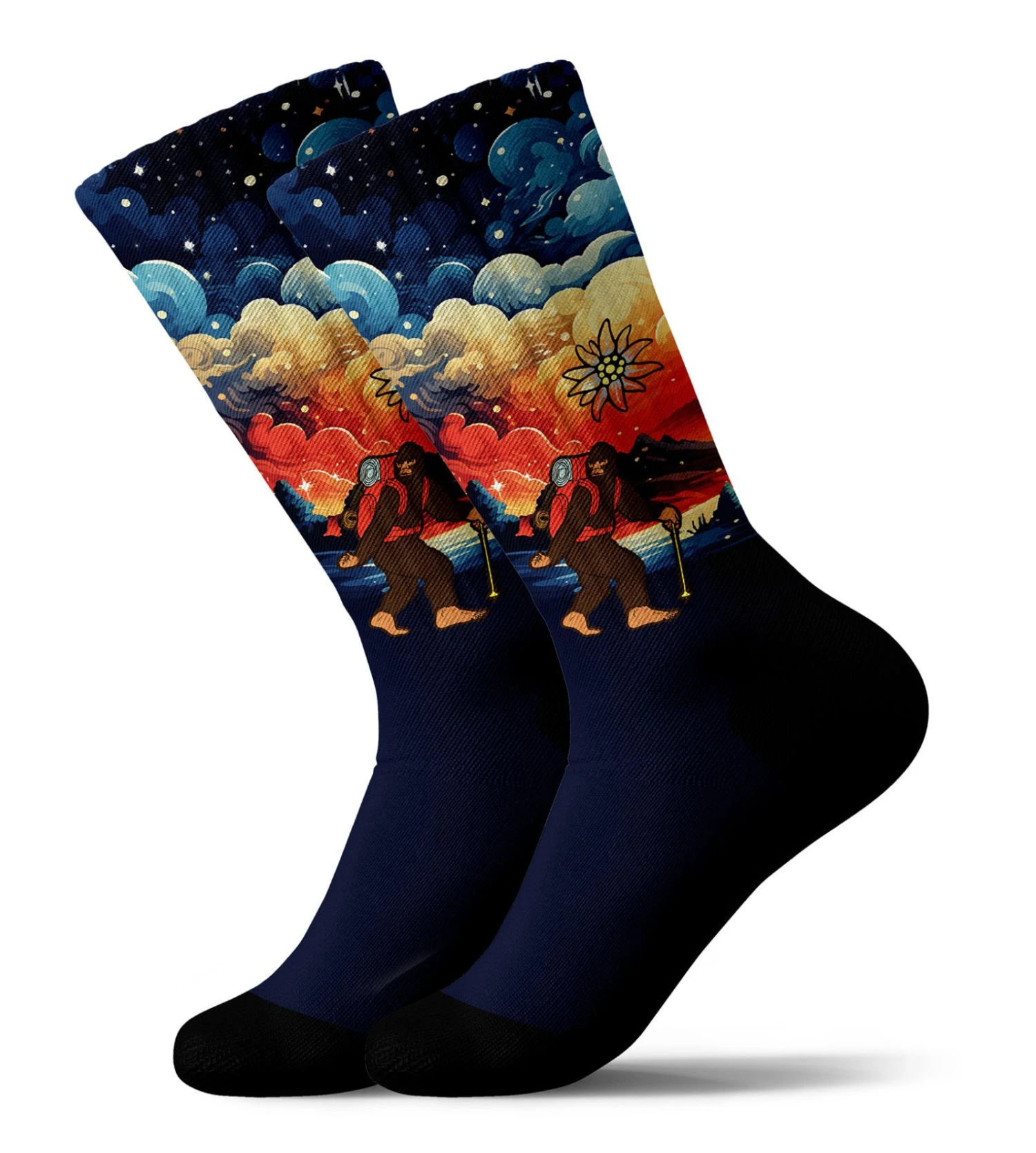 Chaussettes imprimées homme YETINOU PULLIN Chaussettes Imprimées Homme YETINOU -Lingerie Sipp Boutique chaussettes homme yetinou imprime multicolore