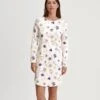 Calida Chemise De Nuit En Coton Bio Imprimée Favourites Universe Charm Cream