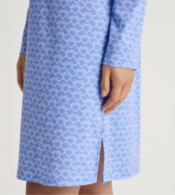 Calida Chemise De Nuit Motifs Coeurs Daylight Dreams Hydrangea Blue -Lingerie Sipp Boutique chemise de nuit femme manches longues hydrangea blue 3