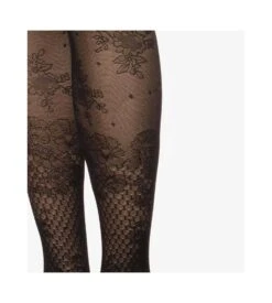 Collant Dentelle Opulence NOIR 3 Collant Dentelle Opulence NOIR -Lingerie Sipp Boutique collant dentelle opulence noir 2
