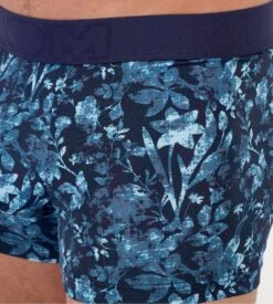 Boxer Homme Ceinture Sans Coutures Confortable Compiegne Imprimé Floral Bleu -Lingerie Sipp Boutique compiegne boxer briefs p0ra navy print p0ra navy print 2