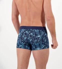 Boxer Homme Ceinture Sans Coutures Confortable Compiegne Imprimé Floral Bleu -Lingerie Sipp Boutique compiegne boxer briefs p0ra navy print p0ra navy print 3