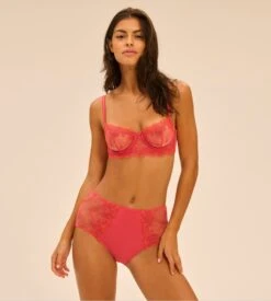 Simone Perele Culotte Haute Allure Rouge Coralia -Lingerie Sipp Boutique culotte haute allure rouge coralia 5
