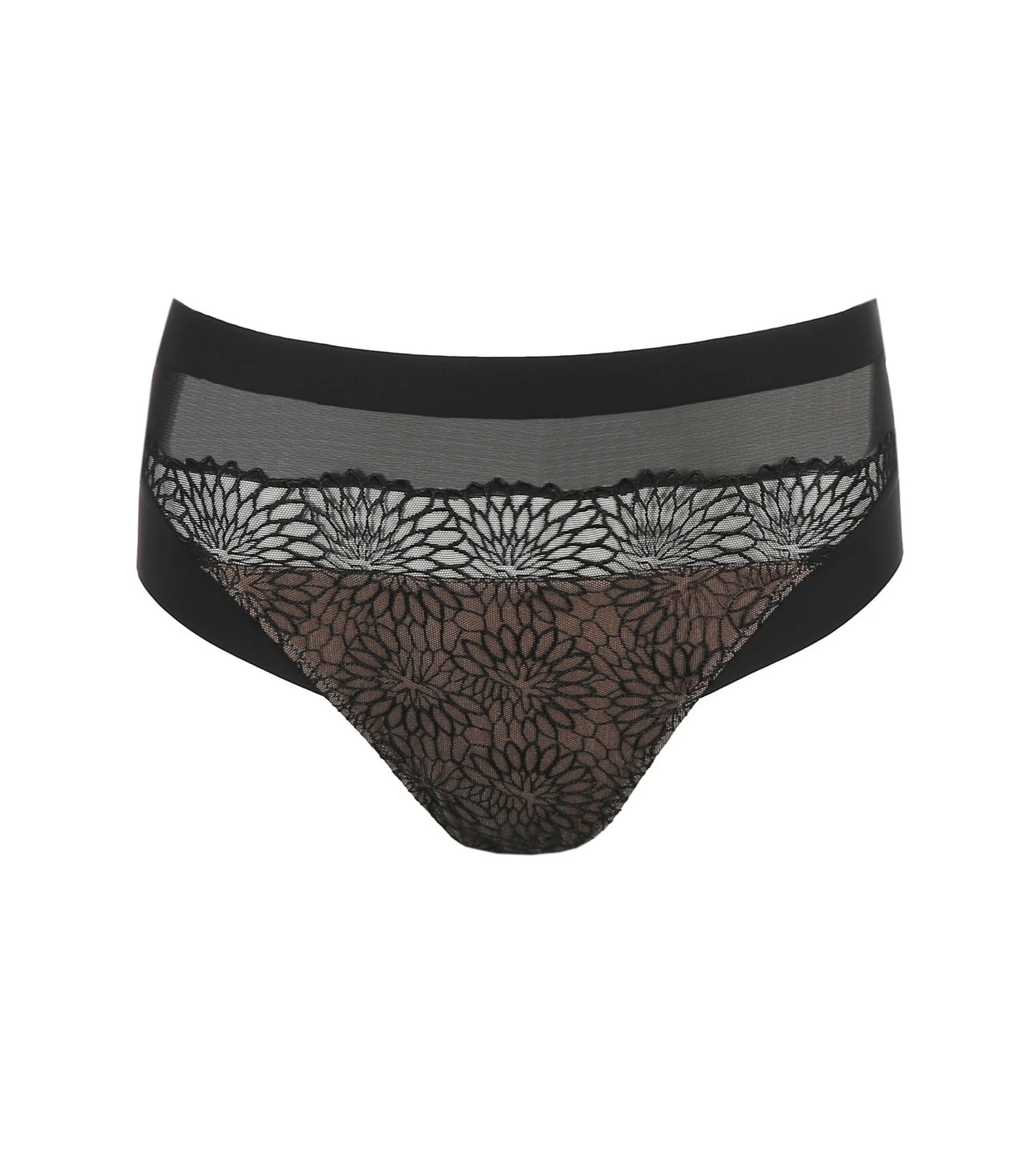 Culotte haute Sophora Noir PRIMA DONNA Culotte Haute Sophora Noir -Lingerie Sipp Boutique culotte haute sophora noir 1