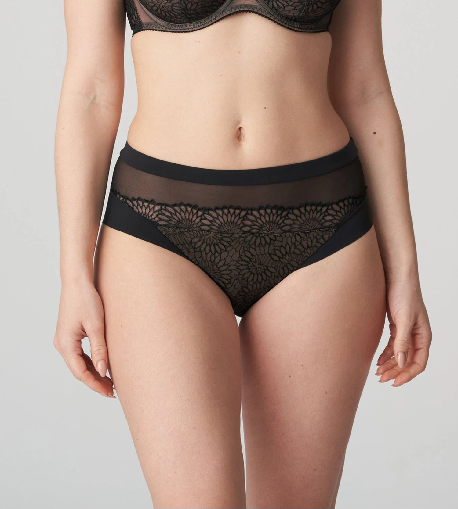 Culotte haute Sophora Noir PRIMA DONNA Culotte Haute Sophora Noir -Lingerie Sipp Boutique culotte haute sophora noir