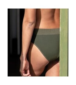 Culotte Menstruelle Low Santorin Kaki -Lingerie Sipp Boutique culotte menstruelle low santorin kaki 1