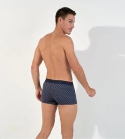 Hom Boxer HO1 Cyrus Navy Print -Lingerie Sipp Boutique cyrus boxer ho1 i0ra navy print bleu 3